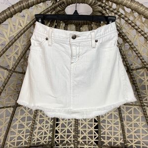 Hanitual Denim Mini Skirts - White